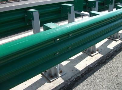 traffic guard rails in factory